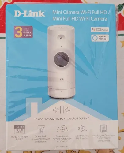Camera dlink mini com conexão alexia e Google
