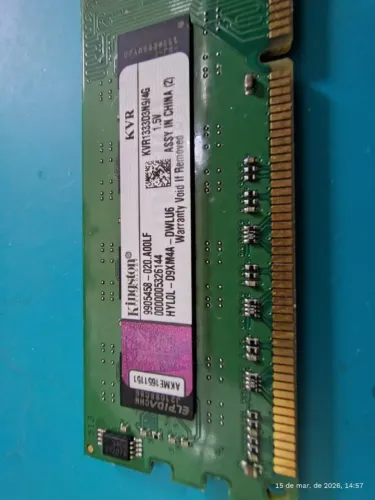 Memoria RAM 4G DDR3 1333MHz para PC