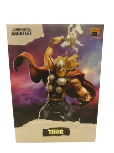  Iron Studios NOVO/LACRADO Thor Deluxe (02 HEADS INCLUSAS) Infinity Gauntlet 1/10 