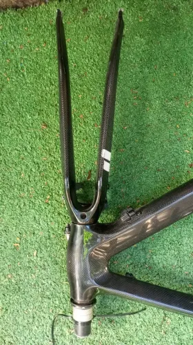 Garfo de speed / Roda de carbono pra freio ferradura.