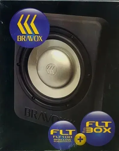 Caixa de som slim Bravox 12"