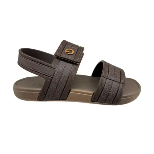 Sandália Cartago Atlanta Infantil Meninos Conforto Marrom 12506BM313