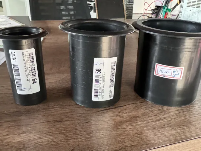 Duto para box som automotivo 2?,3?,4? a unidade 