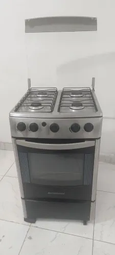 Fogão inox acendimento elétrico