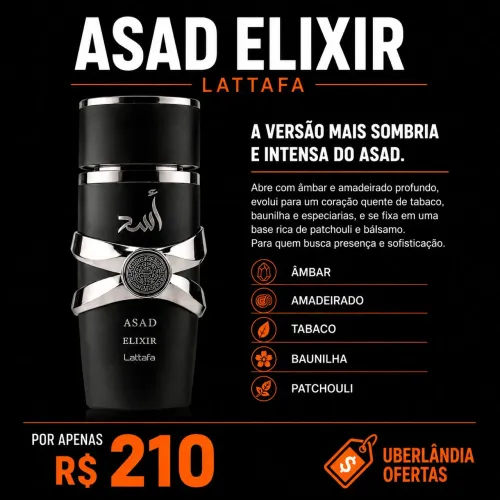 Perfume Árabe Asad Elixir 