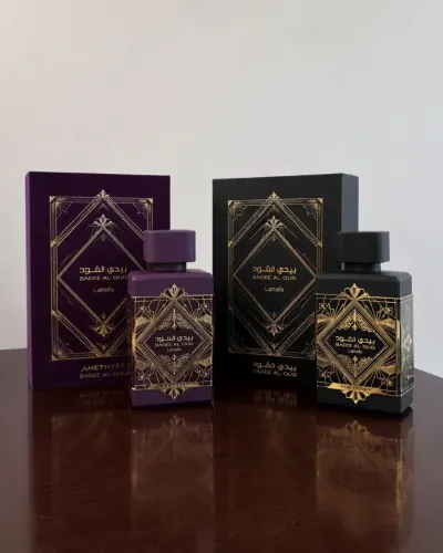 Perfumes Lattafa Badee Al Oud Amethyst + For Glory