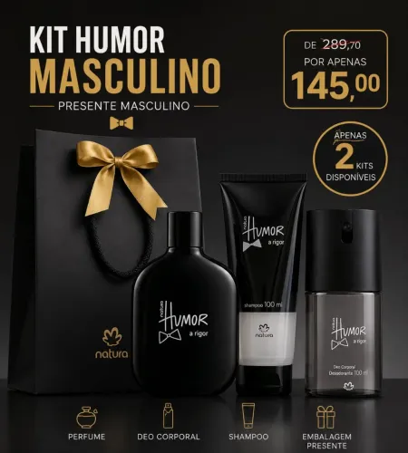 Kit presente natura humor masculino 