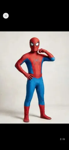 Fantasia do homem aranha infantil