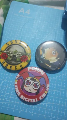 Broches Bottons Personalizados 58mm