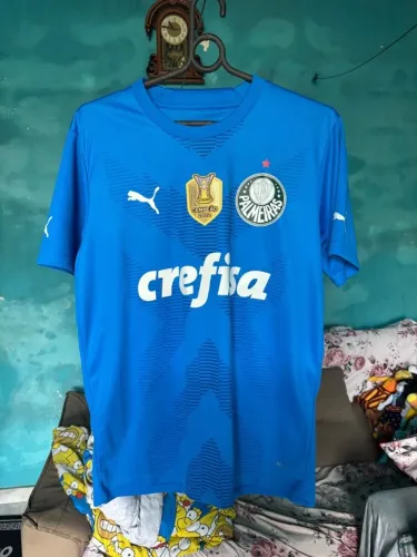 Camiseta palmeiras goleiro weverton azul M