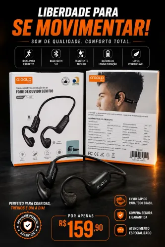 FONE DE OUVIDO GOlD excelente qualidade