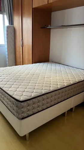 Ortobom - Cama box queen + colchão superpocket pro-saúde spring 