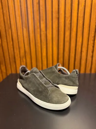Tênis Zegna Triple Stitch Verde