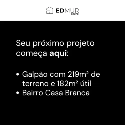 GALPÃO para VENDA com 182m² no bairro Casa Branca com 0 quartos e 0 vagas. Santo André, SP