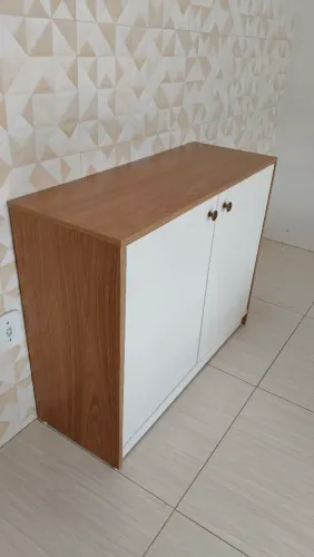 Armário amadeirado 2 portas