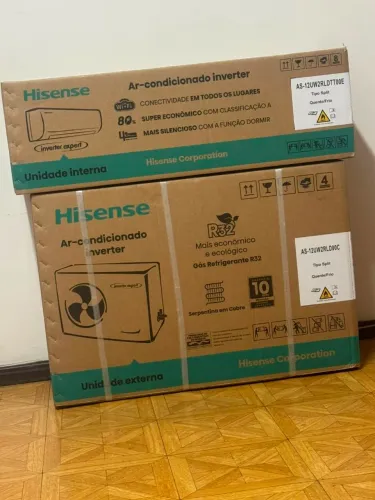 Novo - Ar Condicionado 12 mil Btus Quente e Frio Inverter com Wifi