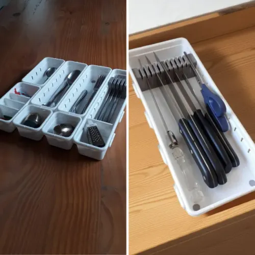 Organizador De Gaveta Modular Com Porta Facas NOVO com Frete GRÁTIS