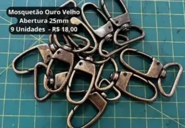 Metais em Latão e Zamac Diversas Cores para a produção de bolsas e acessórios