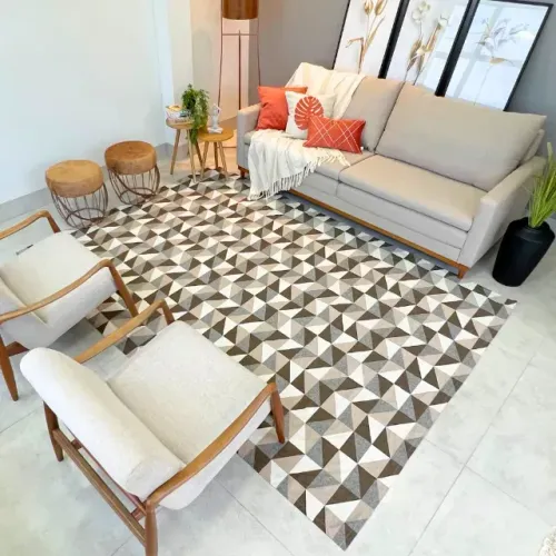 Tapete Veludo Marrom 2,50x2,00 Para Quarto
