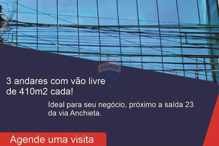 Prédio/Sala Comercial no Bairro Ferrazópolis - São Bernardo do Campo, 410m2 por andar