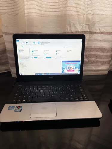 Notebook Acer i3. ssd 256 . 4gb ram . 500gb hd