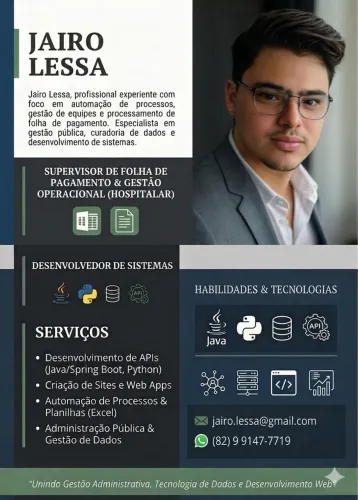 Desenvolvedor de Sites, Sistemas Web e aplicativos - Orçamento Grátis