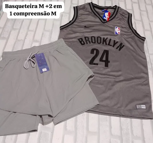 short compreensão e regata basqueteira