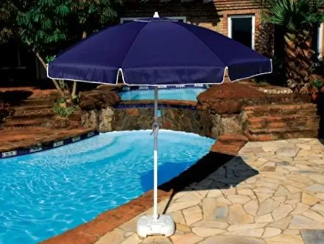 Mor - Guarda-Sol com Manivela 2,50 Metros - barraca praia piscina