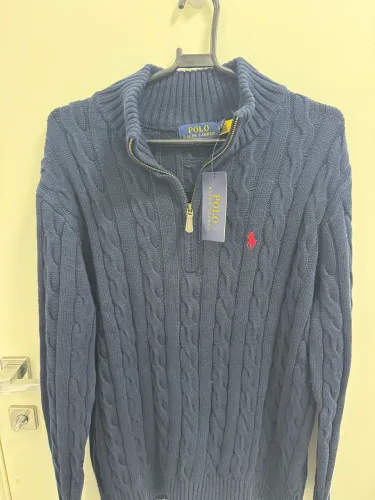 QUARTER ZIP POLO RALPH LAUREN AZUL 