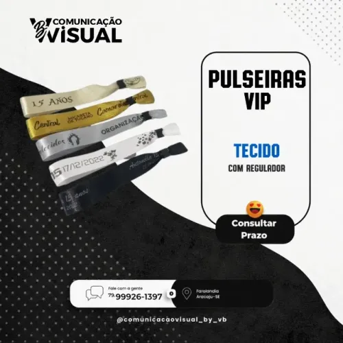 Pulseiras para eventos