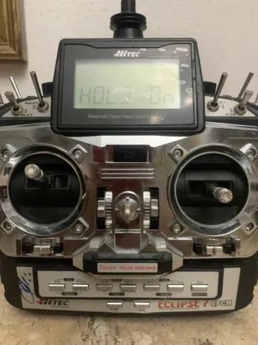 Rádio transmissor Hitec Eclipse 7 completo + receptor !