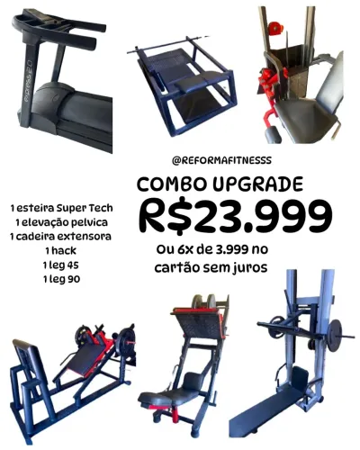 Combo para academia / studio - Máquinas novas 