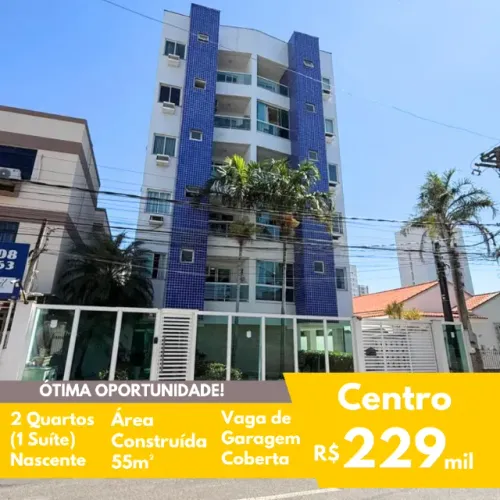 FIT - Venda - Apto. Centro - Nancy - 2 Quartos (1 Suíte) - Varanda c/Sacada
