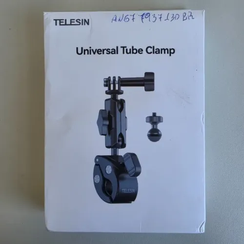 Suporte de Guidon Tubo Moto Bicicleta para GoPro e Insta 360