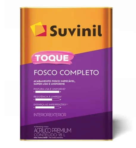 Tinta acrílica fosco completo branco neve 18L suvinil