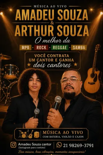 Música ao vivo, karaokê e dj
