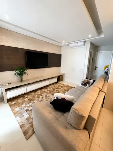 Apartamento, 3 quartos 116m², mobiliado no Reserva do Bosque com vista privilegiada