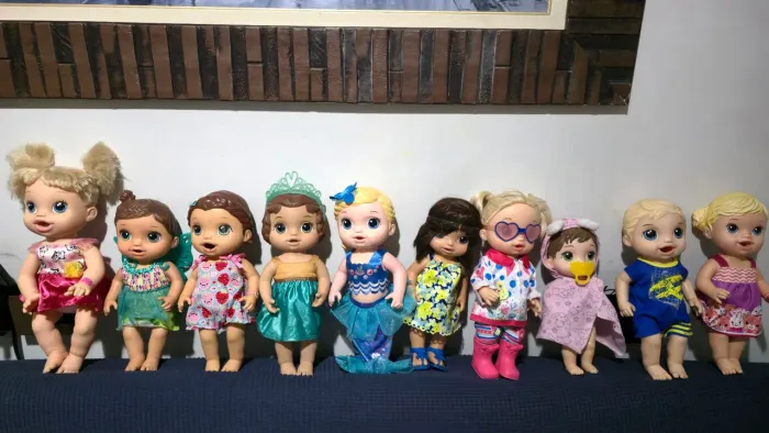Lote de 10 baby alive