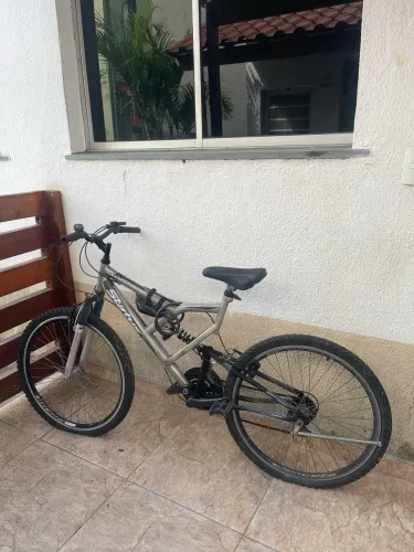 Bike Aro 26 Com Suspensão Dupla, 18 Marchas