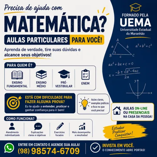 Aulas de Matemática 