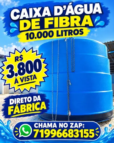 Caixa D'água de fibra de vidro direto da fábrica já pronta entrega