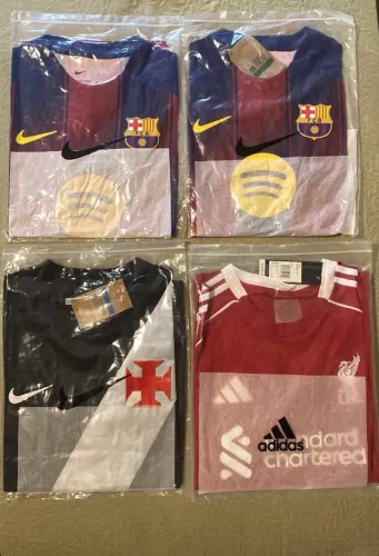 Camisa de time - Barcelona, Liverpool, Vasco