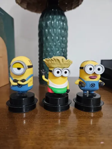 Kit 3 Bonecos Minions - Originais de Cinema (Meu Malvado Favorito 3)