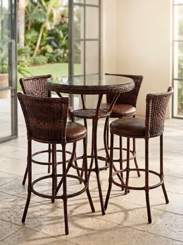 Mesa bistrô de fibra 