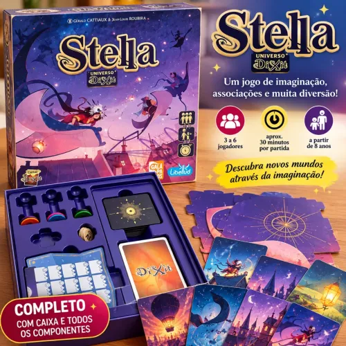 Stella Universo Dixit | Jogo de Estratégia e Imaginação