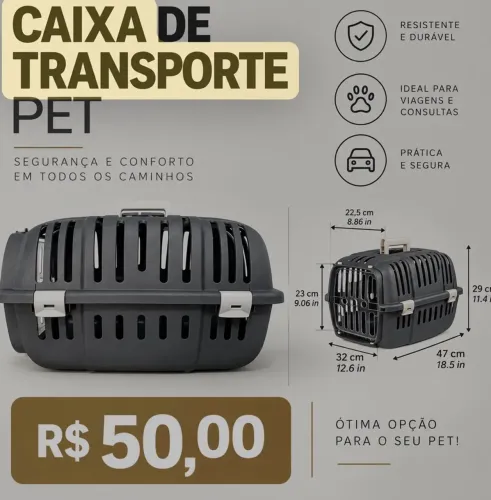 Caixa de transporte para Pets