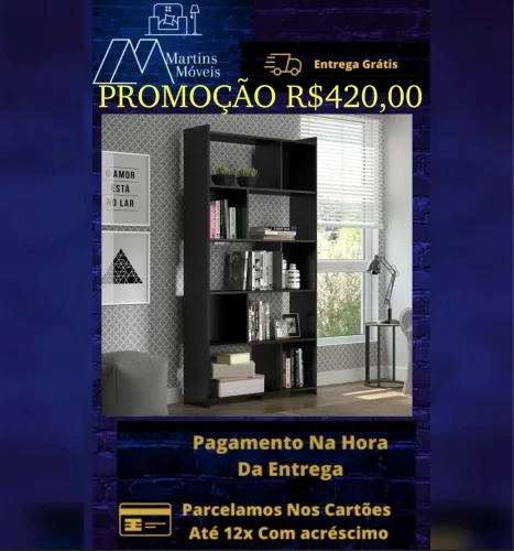 GRANDE PROMOÇÃO*ESTANTE 10 NICHO SOLUZIONE ENTREGA GRÁTIS ACEITA CARTÃO