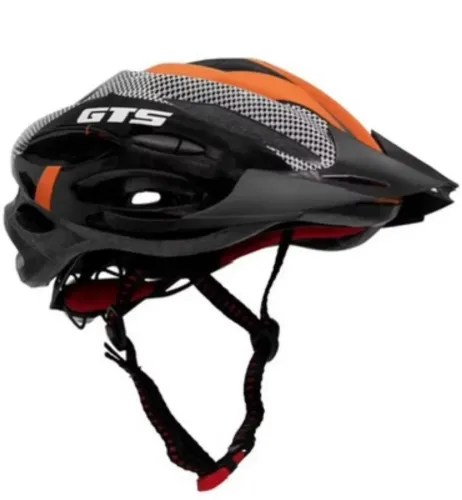 Capacete GTS para Bike com Sinalizador Led