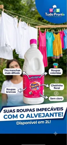 Alvejante produto de limpeza