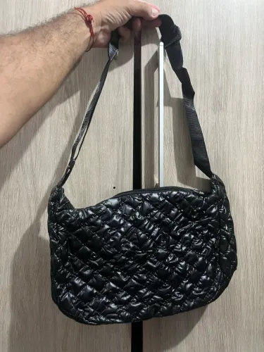 Bolsa preta unissex nova 